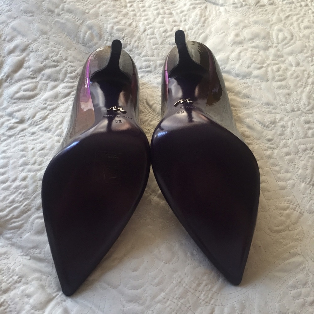 Iridescent patent leather heels - Picture 2 of 4